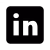 The linkedin in logo